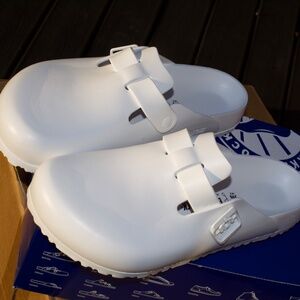 Birkenstock Boston EVA White Men's Size 12 New/Box